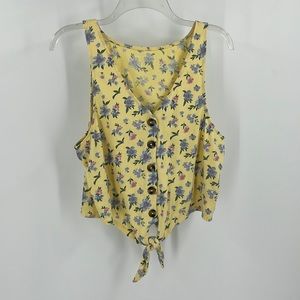 AMERICAN EAGLE floral crop top(L)